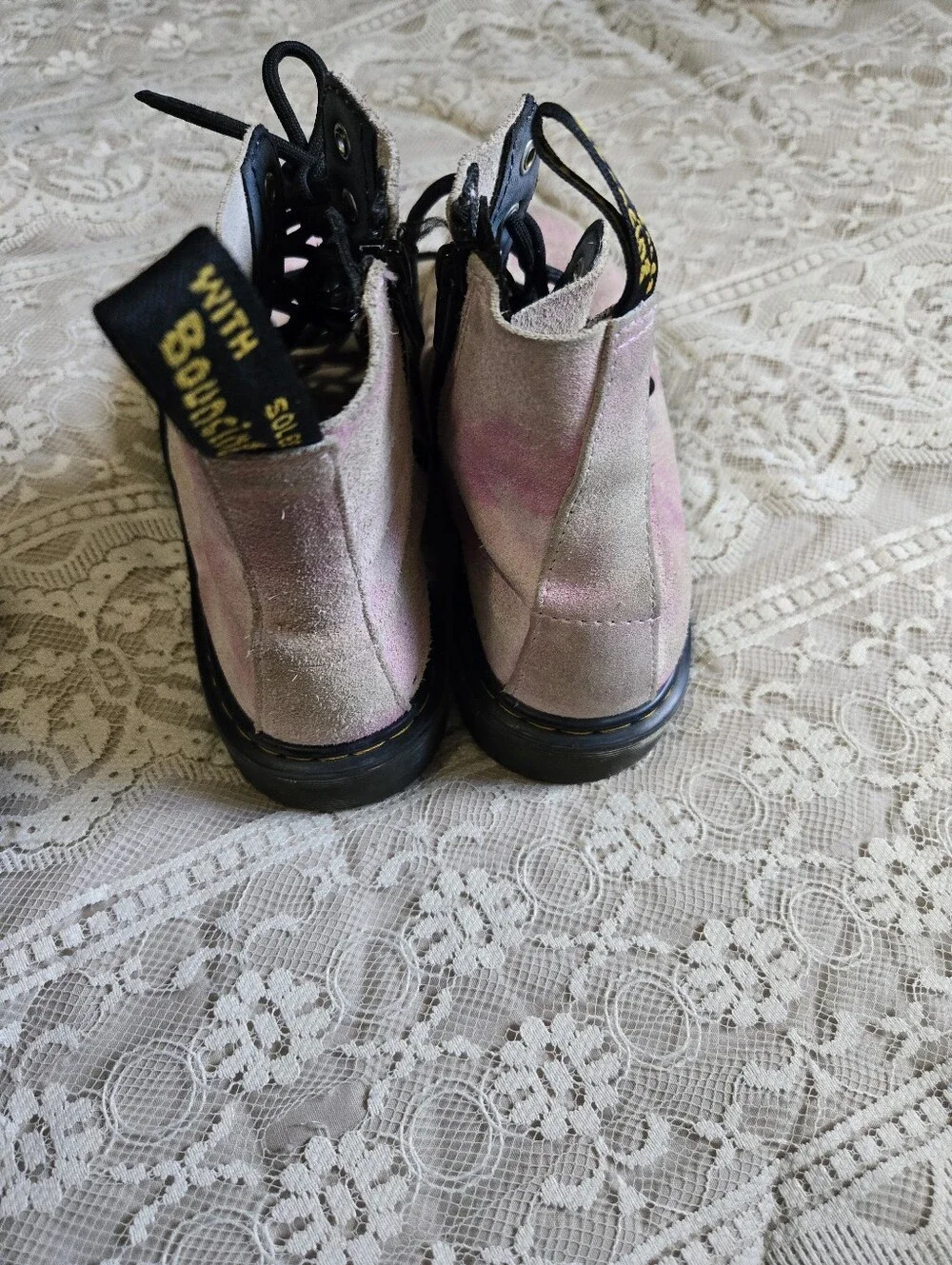 Dr. Martens 1460 Pascal Tie-Dye Suede Boots
